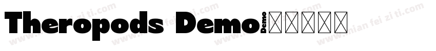 Theropods Demo字体转换